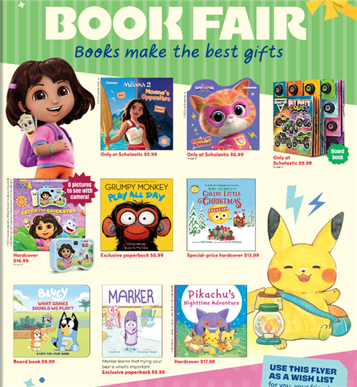 Scholastic Book Fair Flyer